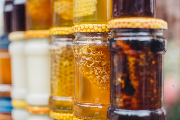 An abundance of honey varieties in color, taste and density - beekeeping